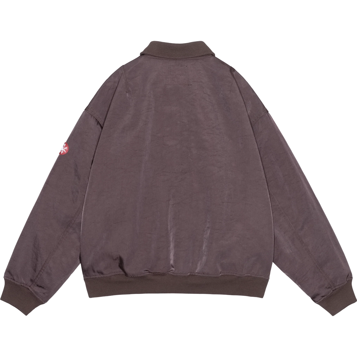CES30JK16 NYLON TWILL ZIP JACKET BROWN