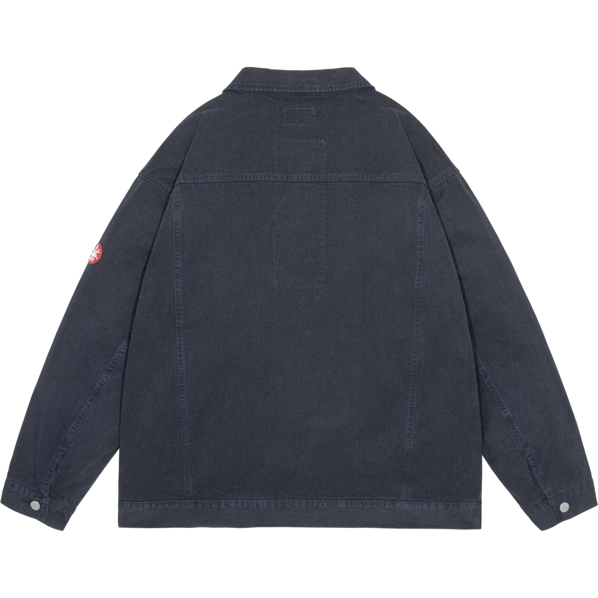 CES30JK23 HEATHERED TWILL TRUCKER ZIP JACKET NAVY