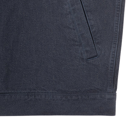 CES30JK23 HEATHERED TWILL TRUCKER ZIP JACKET NAVY
