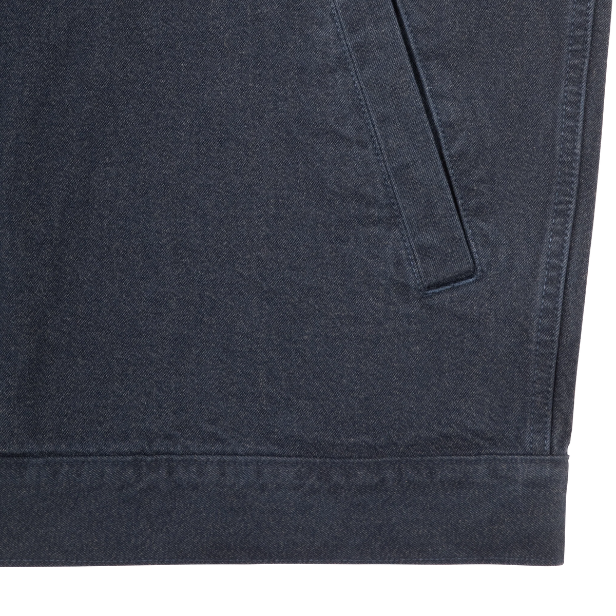 CES30JK23 HEATHERED TWILL TRUCKER ZIP JACKET NAVY