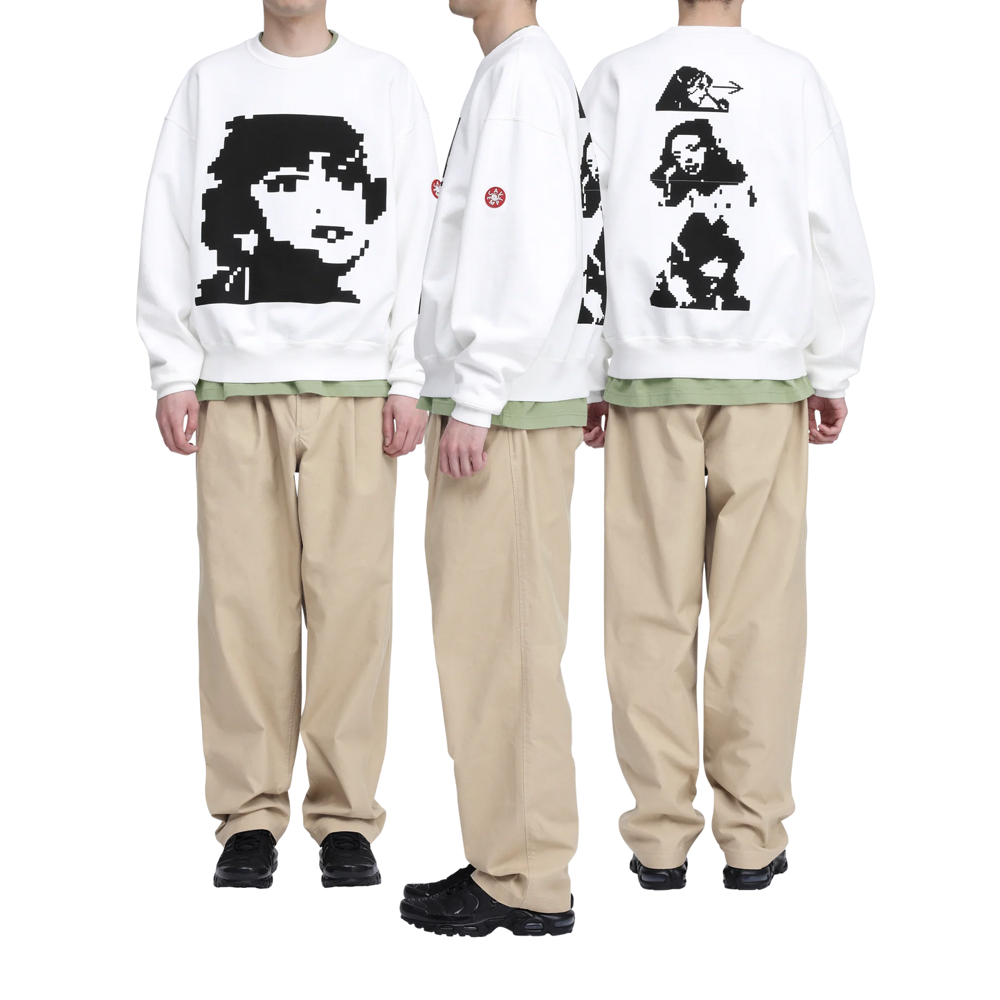 CES30CS09 PORTRAY CREW NECK WHITE