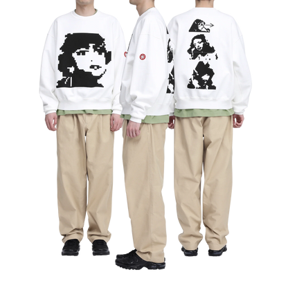CES30CS09 PORTRAY CREW NECK WHITE
