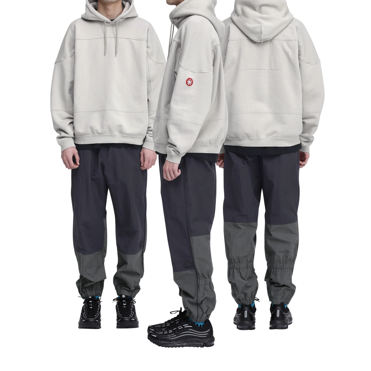 CES30CS07 SEPARATE TRACK HOODY BEIGE