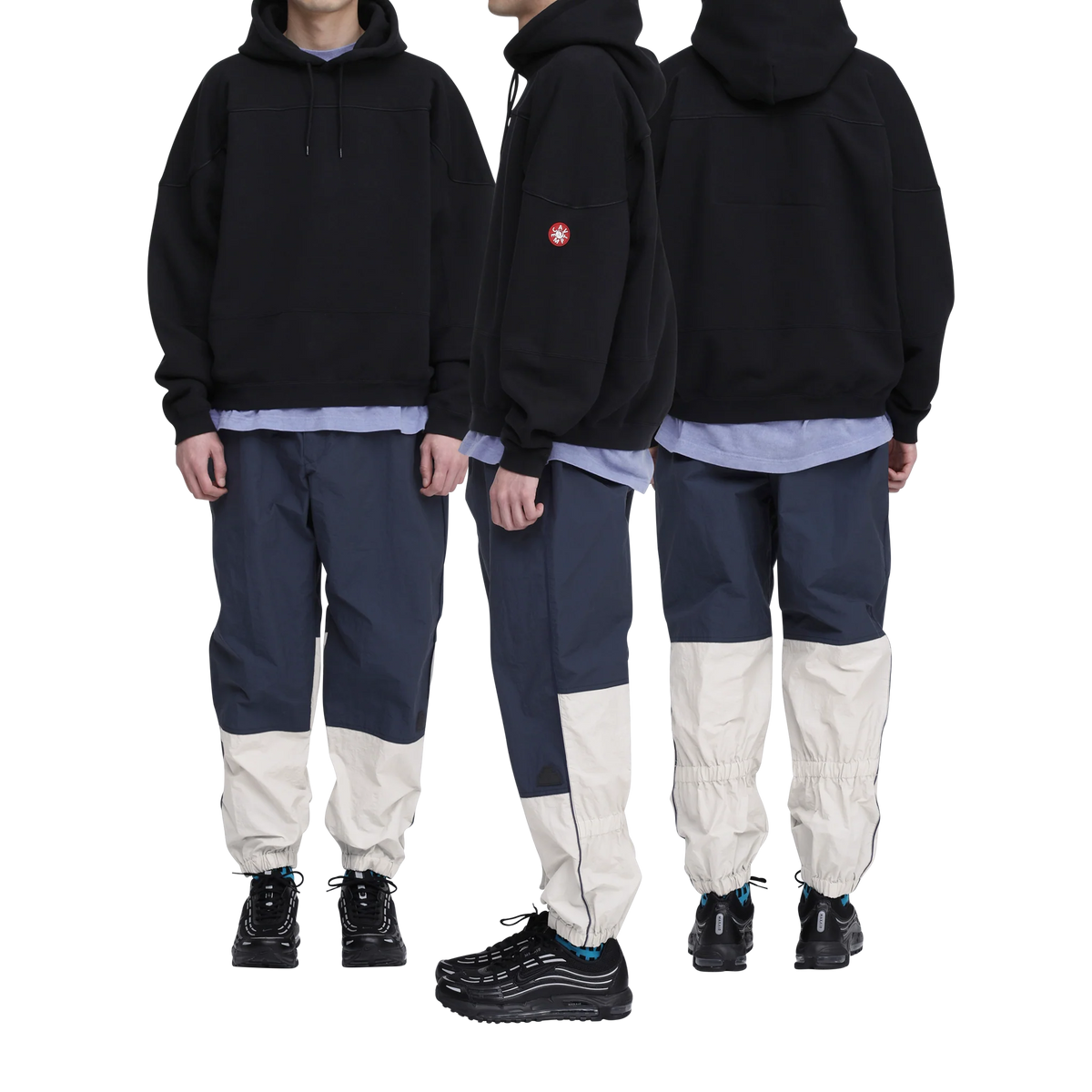 CES30CS07 SEPARATE TRACK HOODY BLACK