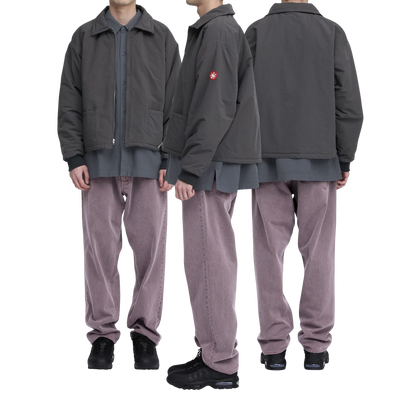 CES30JK08 PN ZIP SHORT JACKET CHARCOAL