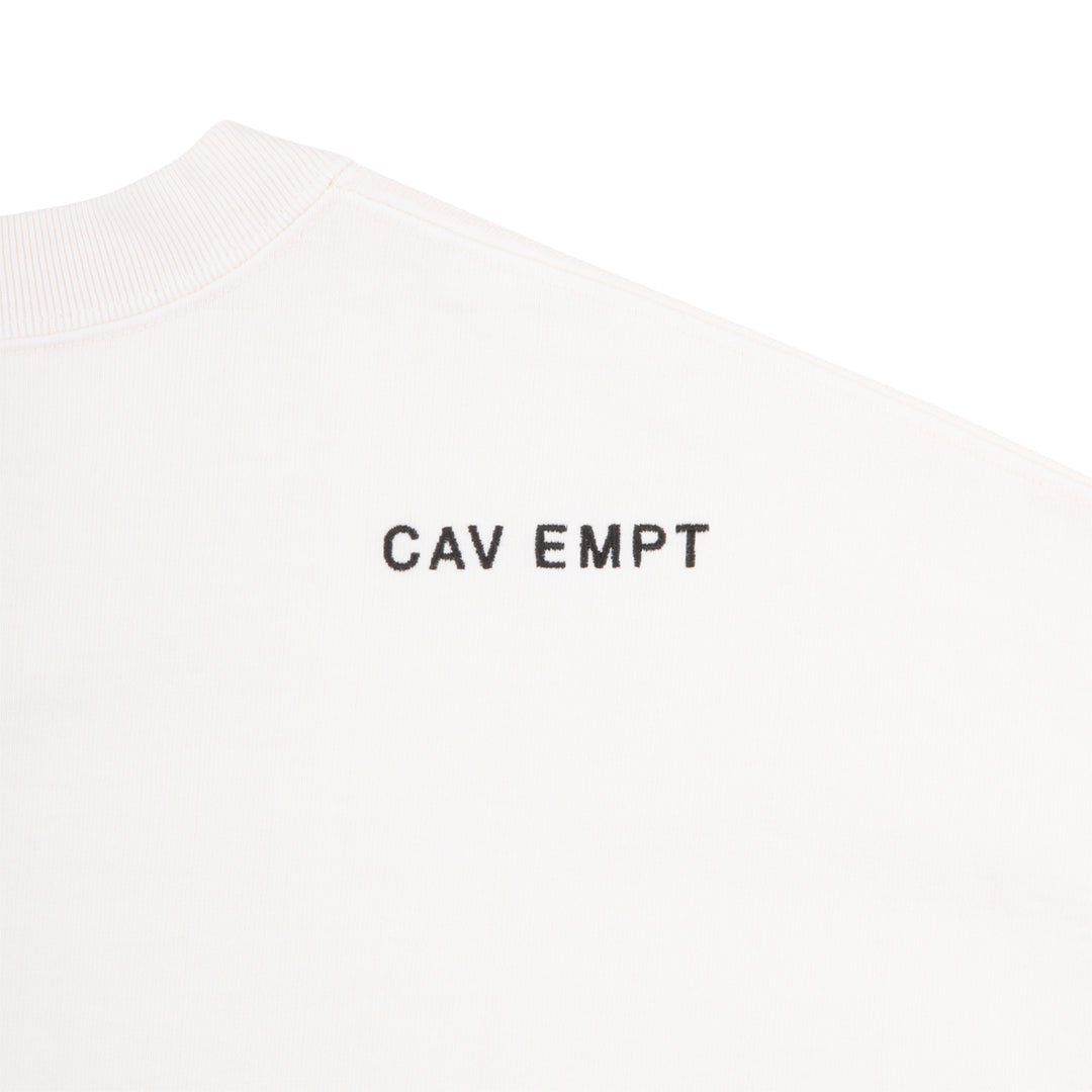 CES30LT04 WASHED MD CoincidEnt LONG SLEEVE T WHITE