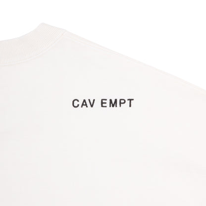 CES30LT04 WASHED MD CoincidEnt LONG SLEEVE T WHITE
