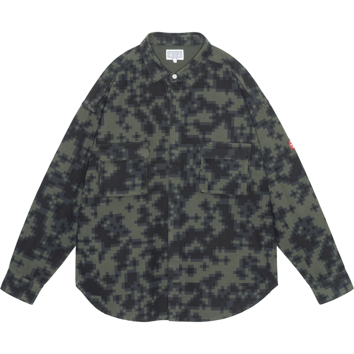 CES30SH05 DIGI8 FLANNEL BIG SHIRT GREEN