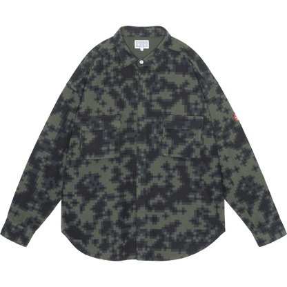 CES30SH05 DIGI8 FLANNEL BIG SHIRT GREEN