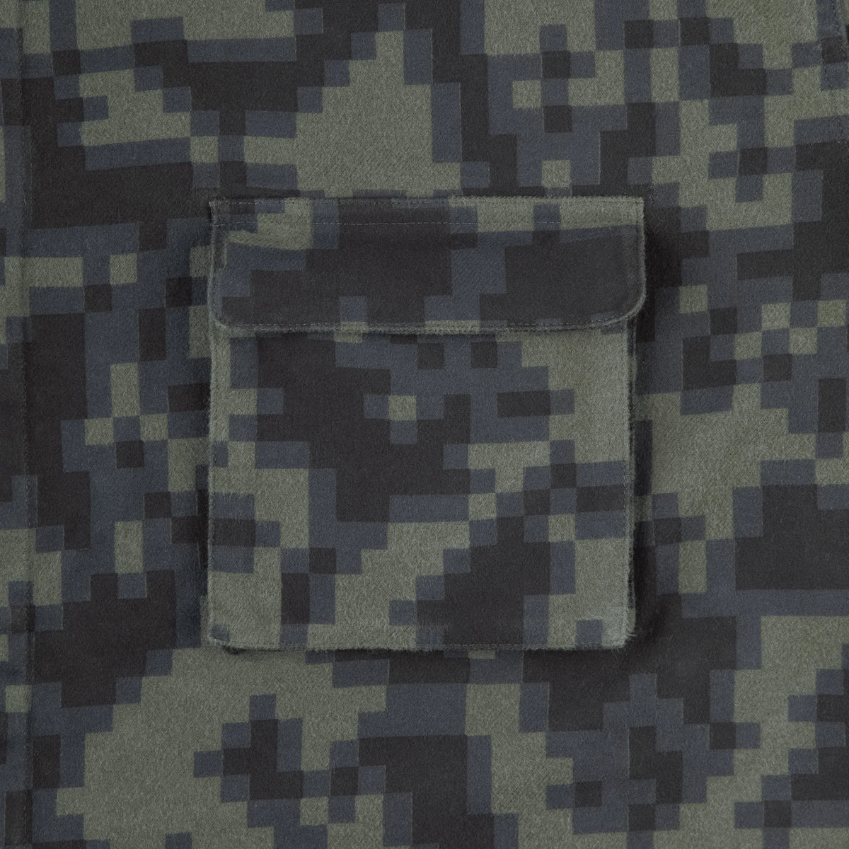 CES30SH05 DIGI8 FLANNEL BIG SHIRT GREEN