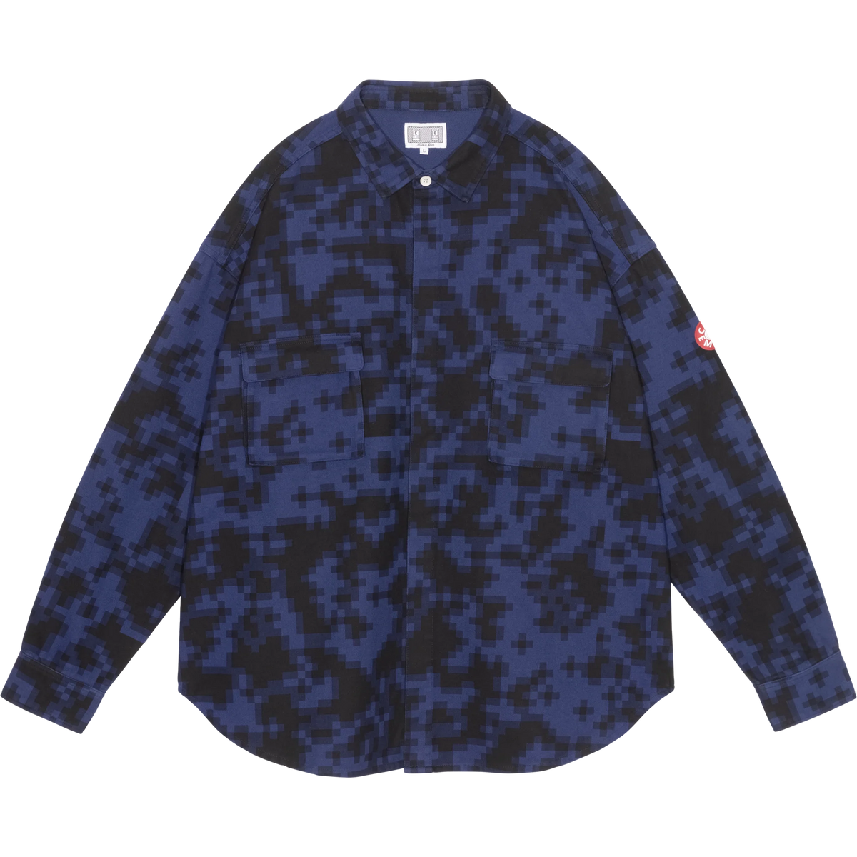 CES30SH05 DIGI8 FLANNEL BIG SHIRT NAVY