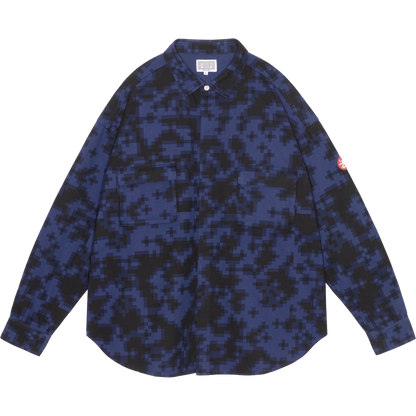 CES30SH05 DIGI8 FLANNEL BIG SHIRT NAVY