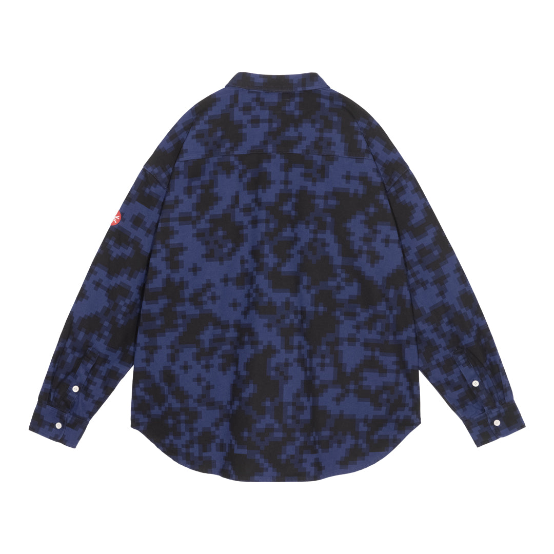 CES30SH05 DIGI8 FLANNEL BIG SHIRT NAVY
