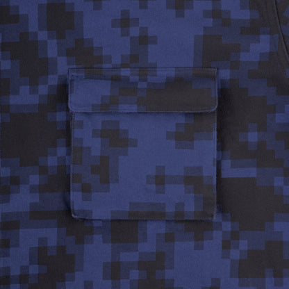 CES30SH05 DIGI8 FLANNEL BIG SHIRT NAVY