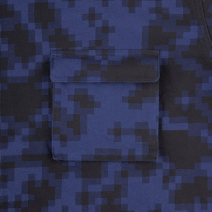CES30SH05 DIGI8 FLANNEL BIG SHIRT NAVY