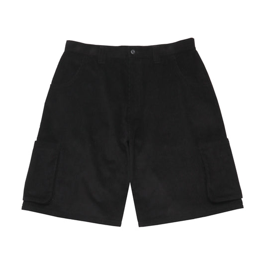 Corduroy Cargo Short Black