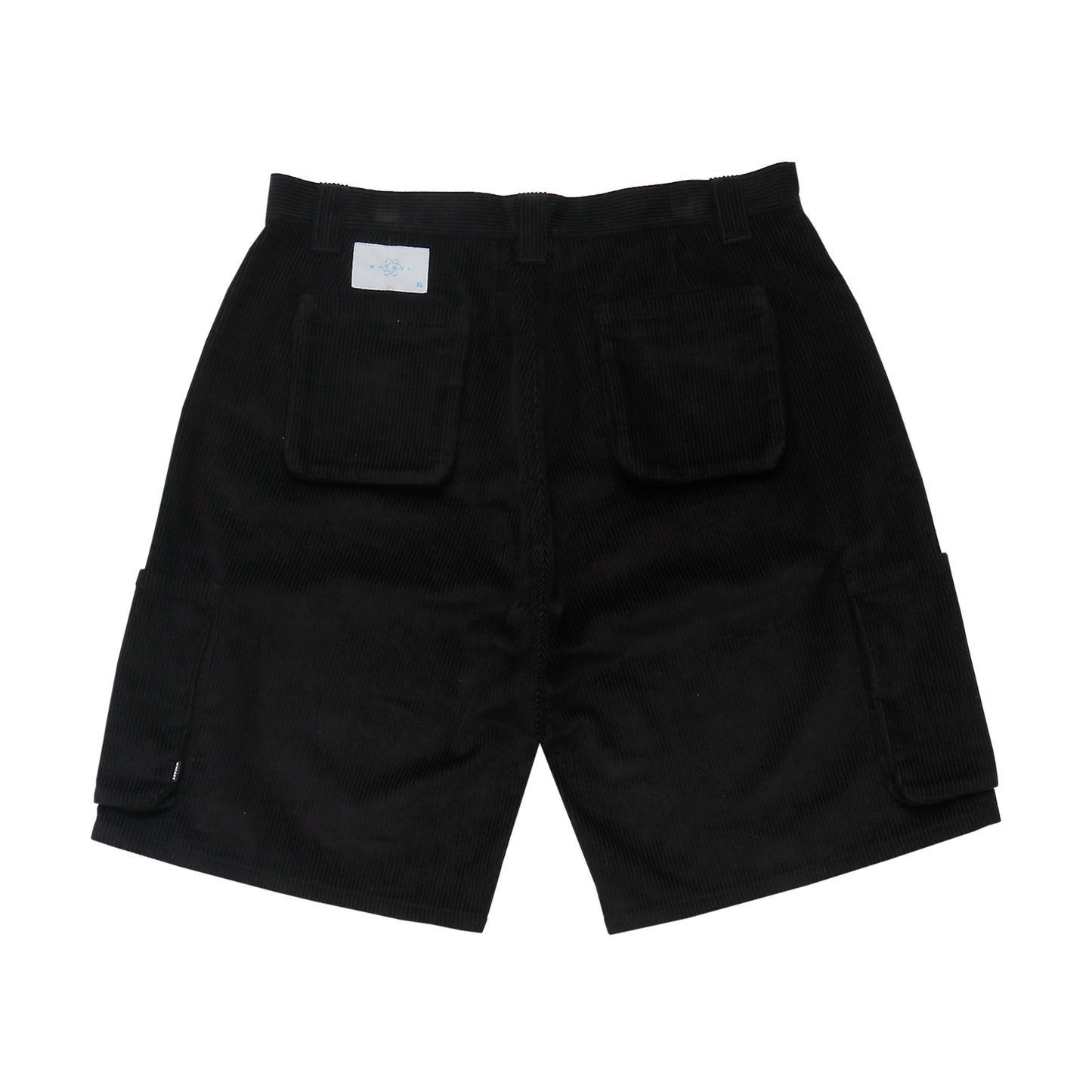 Corduroy Cargo Short Black