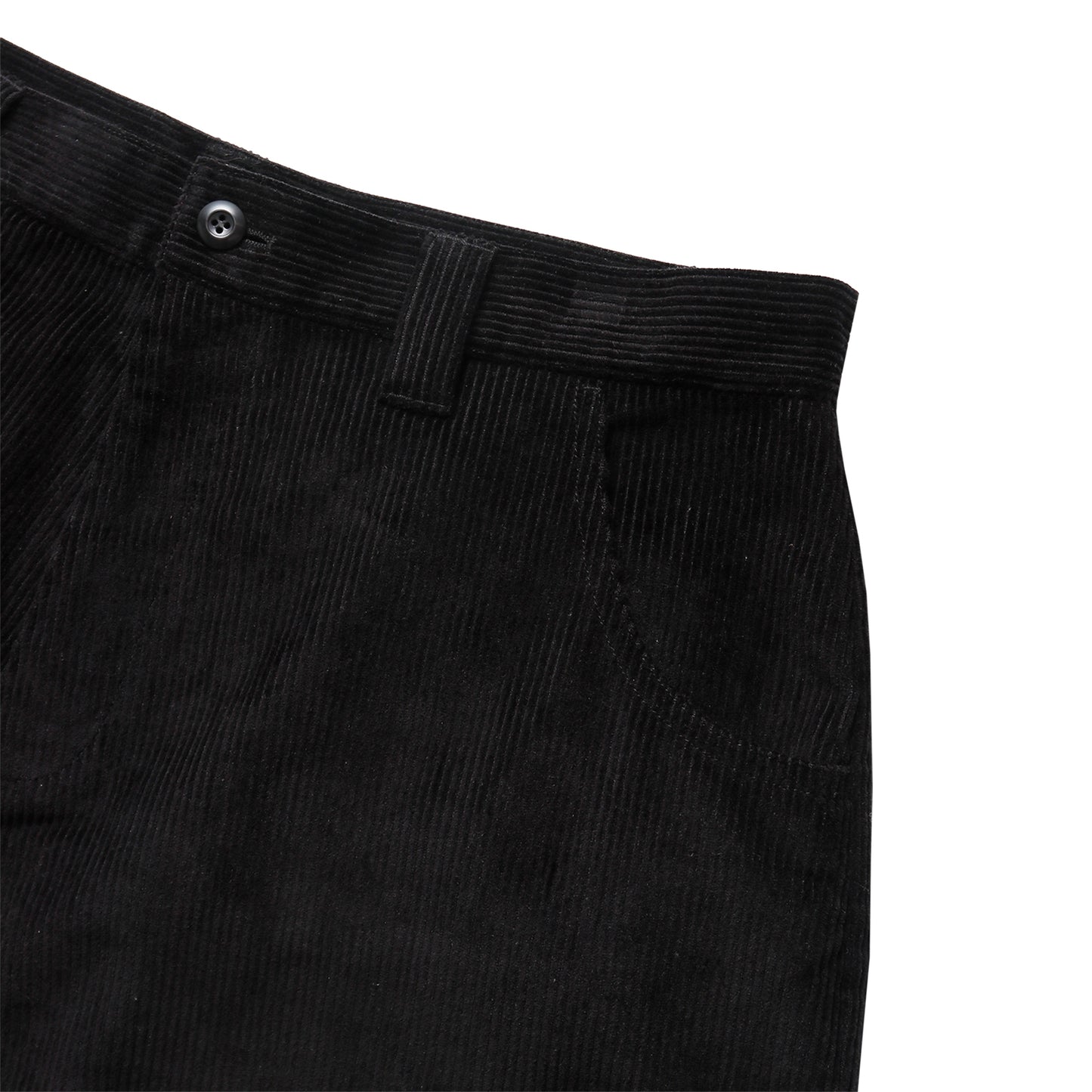 Corduroy Cargo Short Black