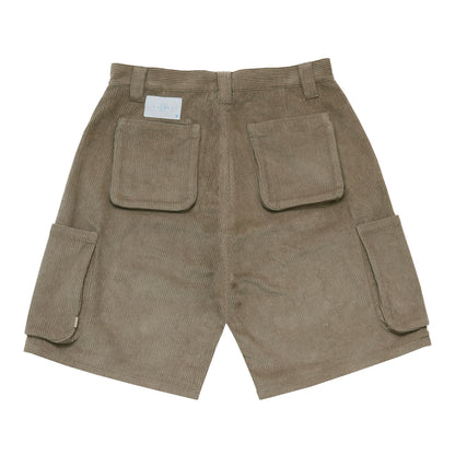 Corduroy Cargo Short Khaki