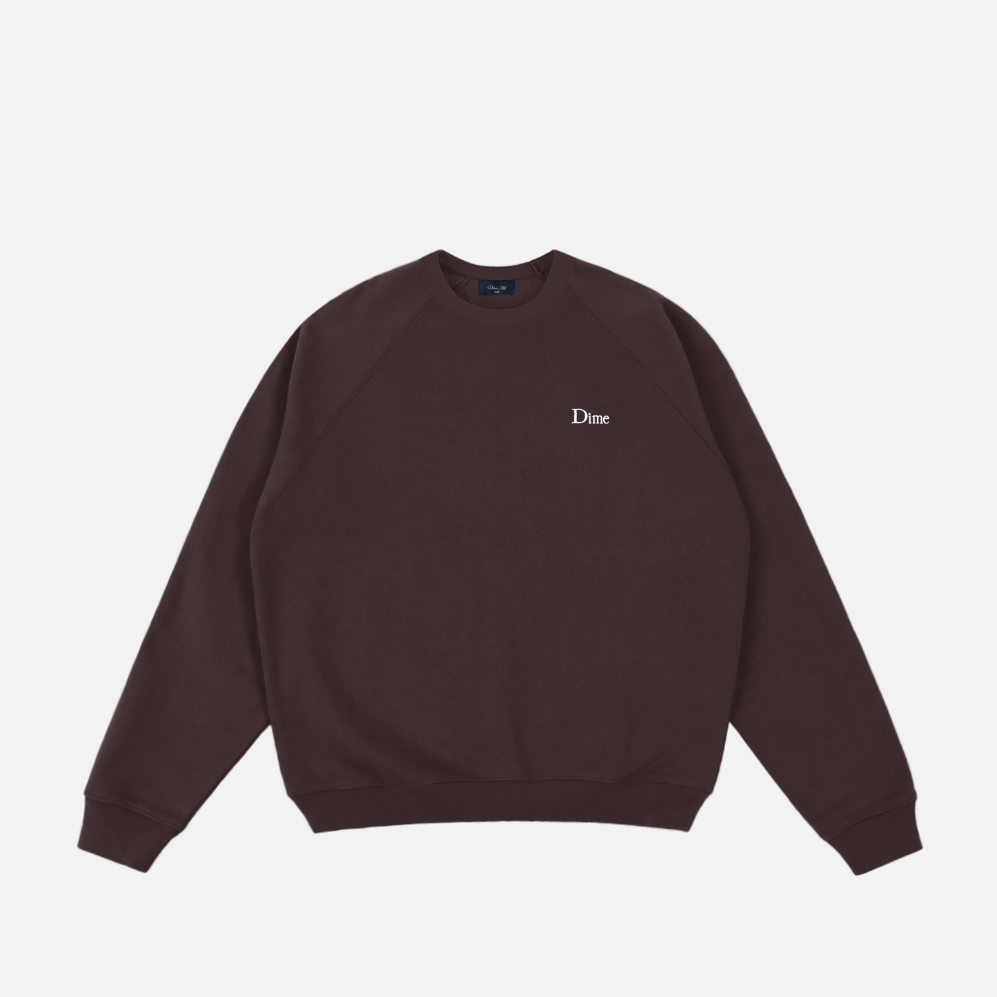 Classic Small Logo Crewneck Dark Brown