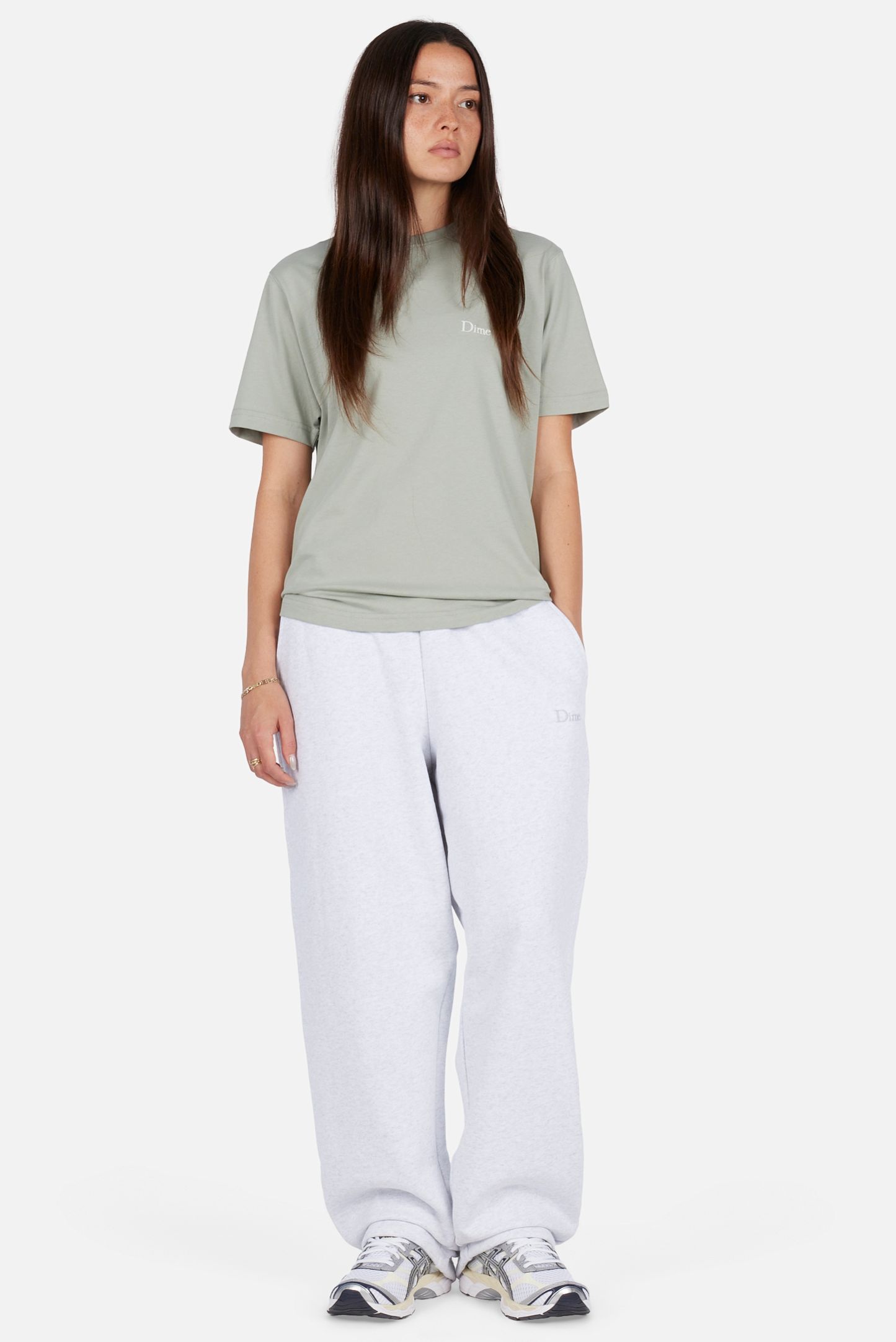 Classic Small Logo Sweatpants Ash