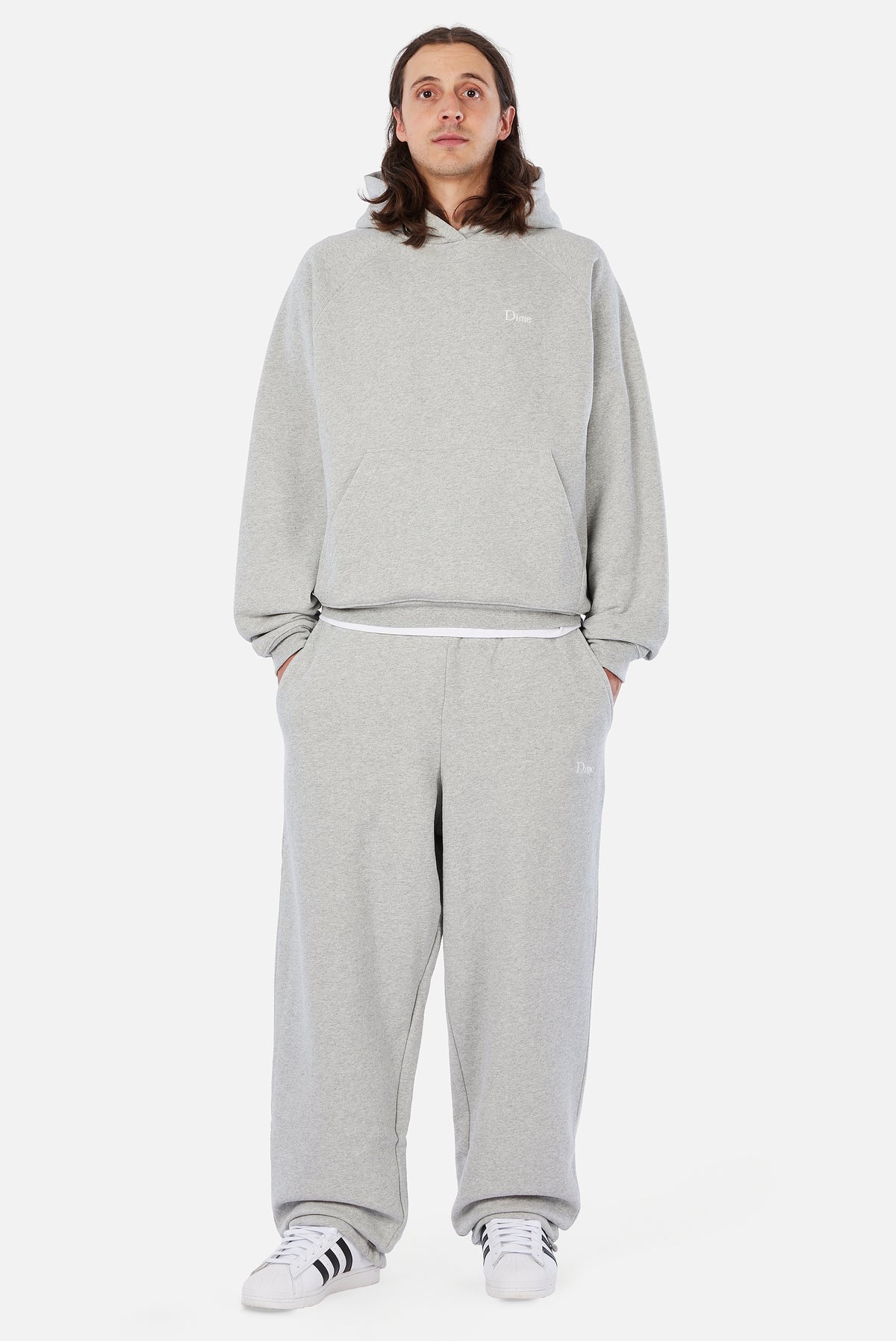 Classic Logo Hoodie Heather Gray