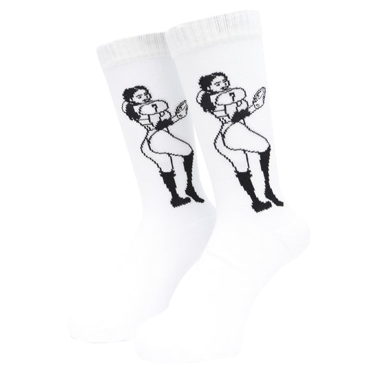 Colleen Socks White