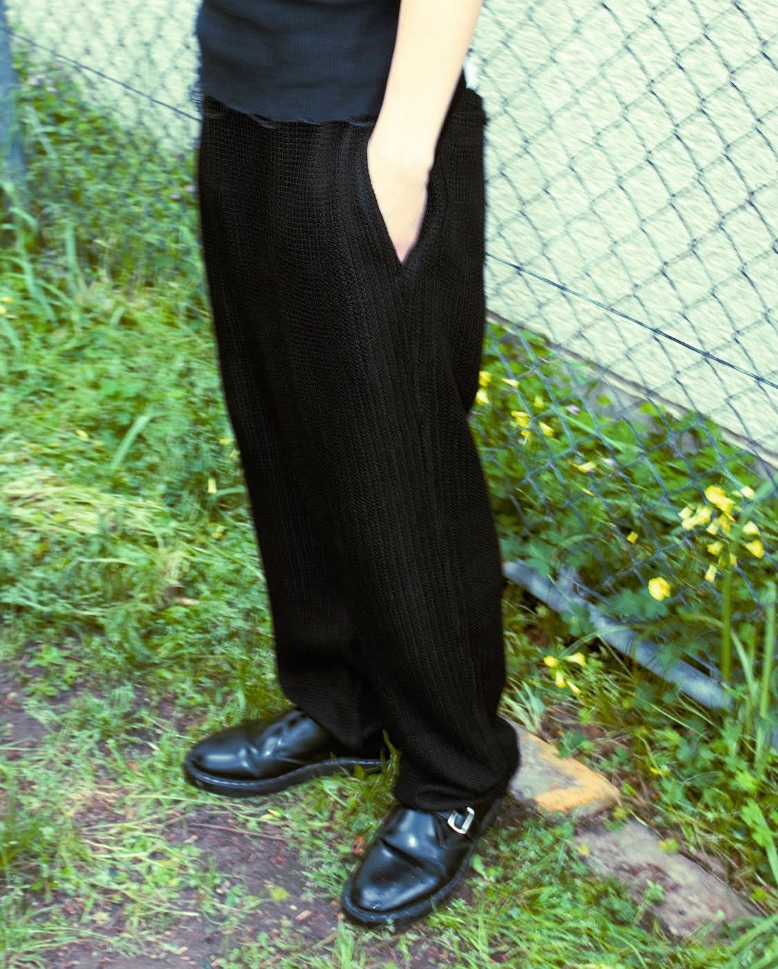 Knit Beach Pant Black