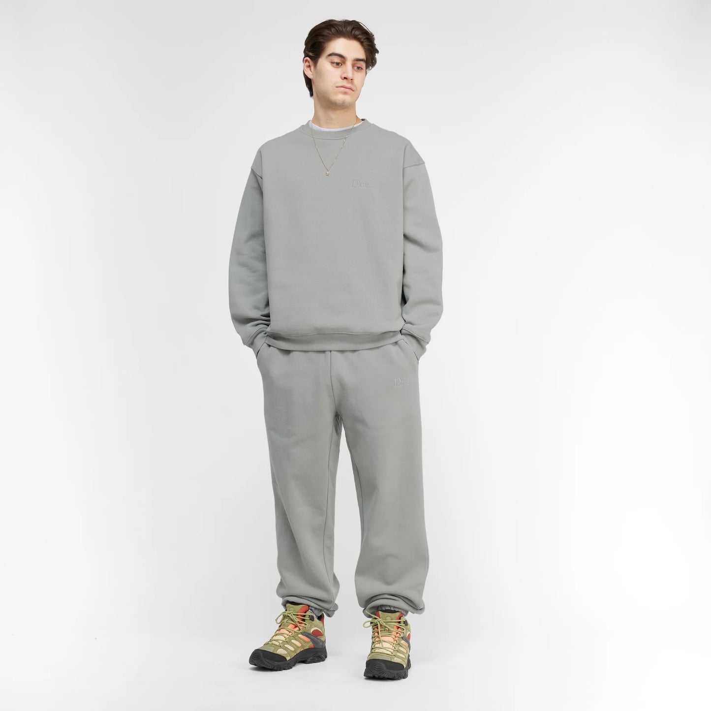 Classic Small Logo Sweatpants Gravel