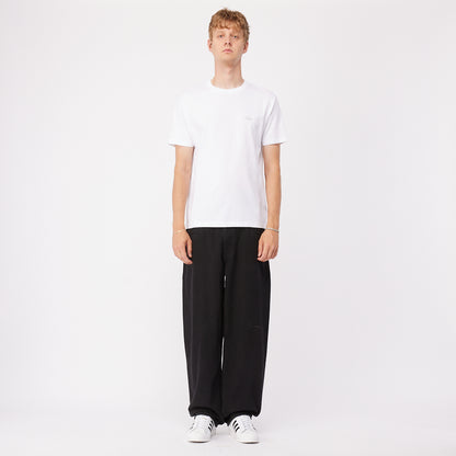 Cursive Small Logo Sweatpants BLACK