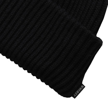 Fine Gauge Beanie BLACK