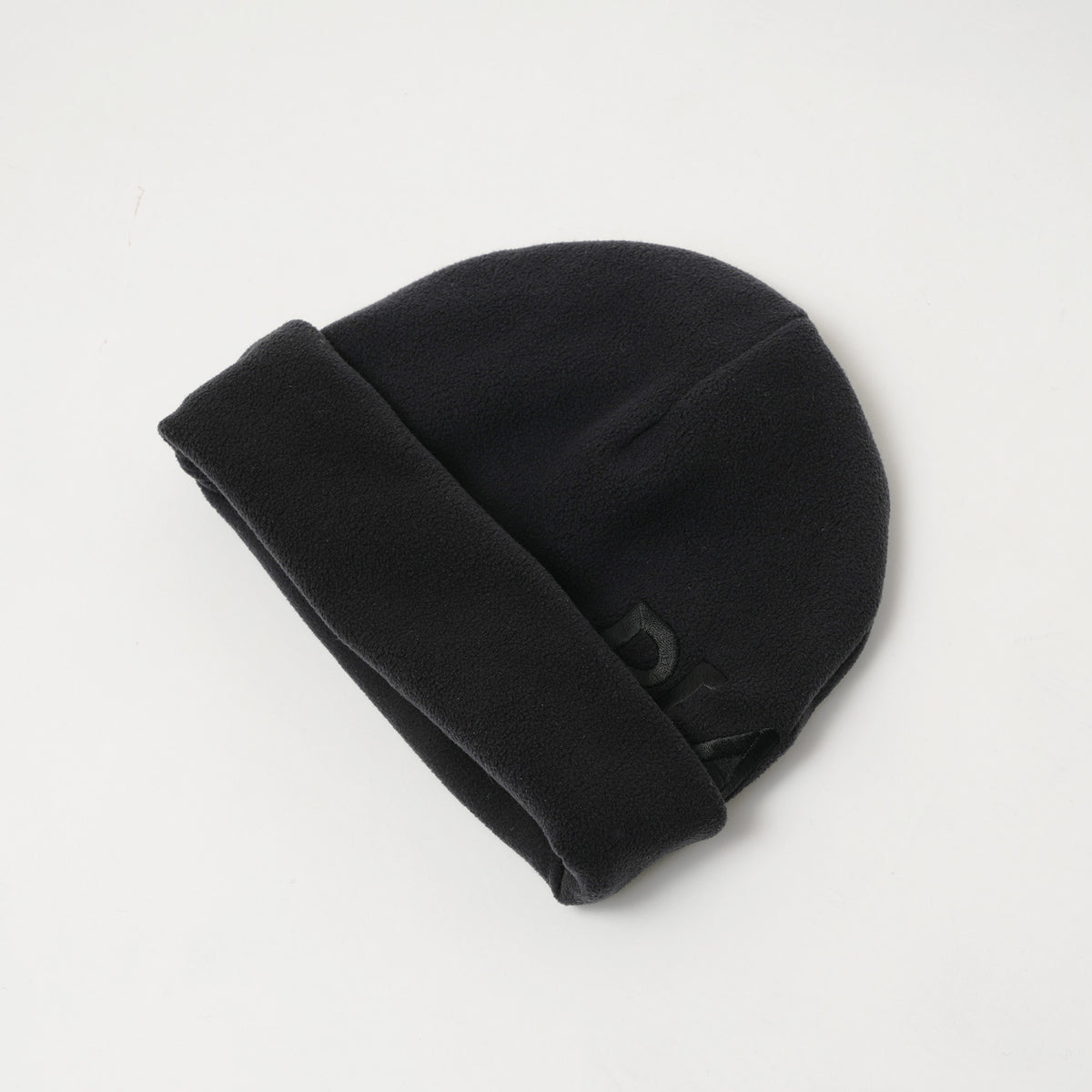 GB26FW-002 FLEECE BEANIE（PEACE PLEASE）BLACK