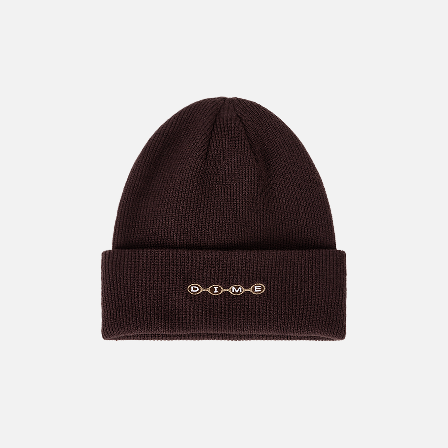 Space Fold Beanie Dark Brown