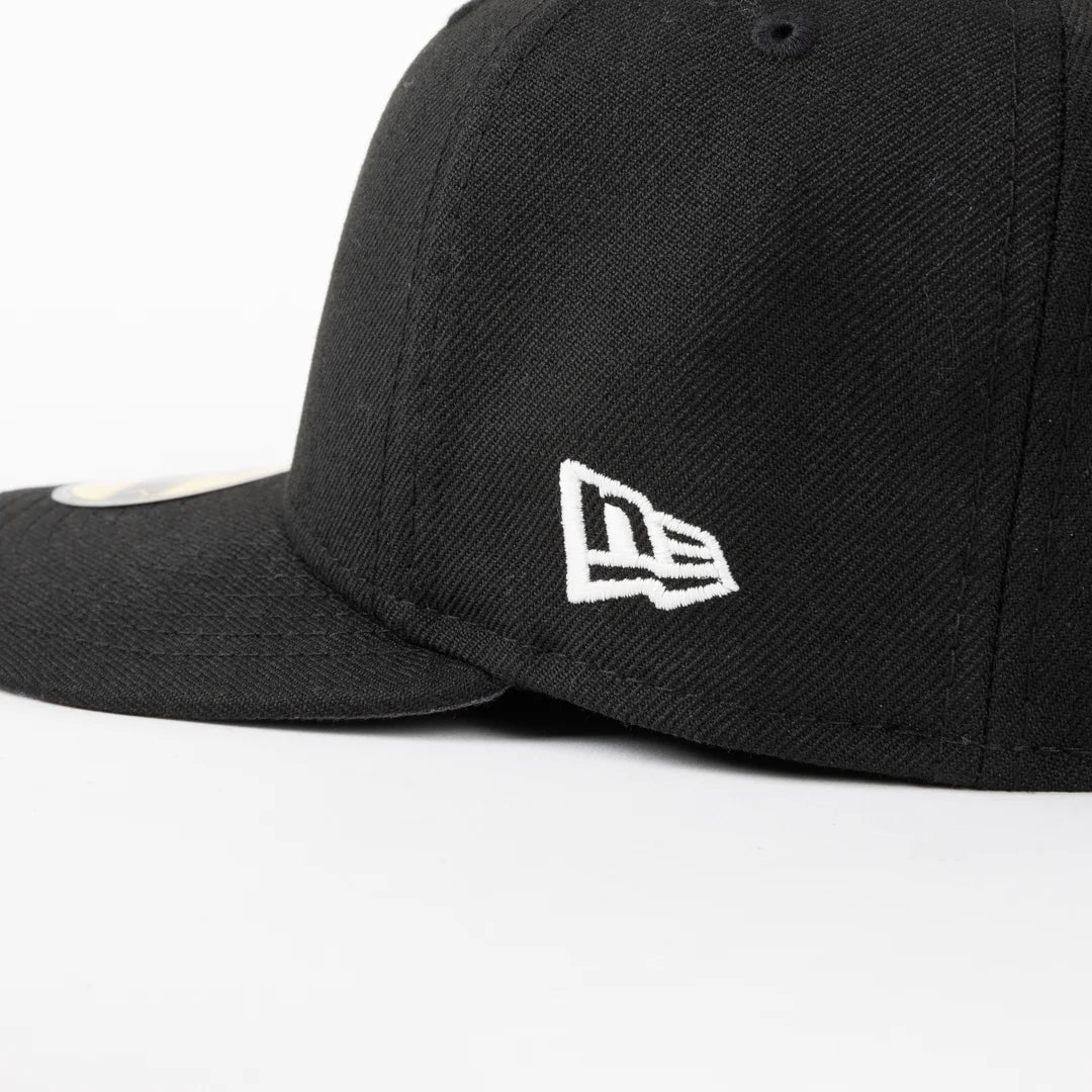 Cursive New Era Cap Black