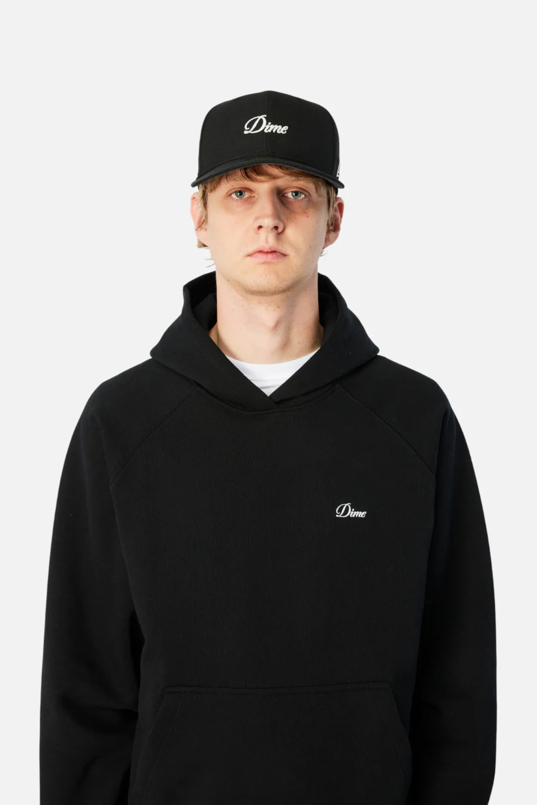 Cursive New Era Cap Black