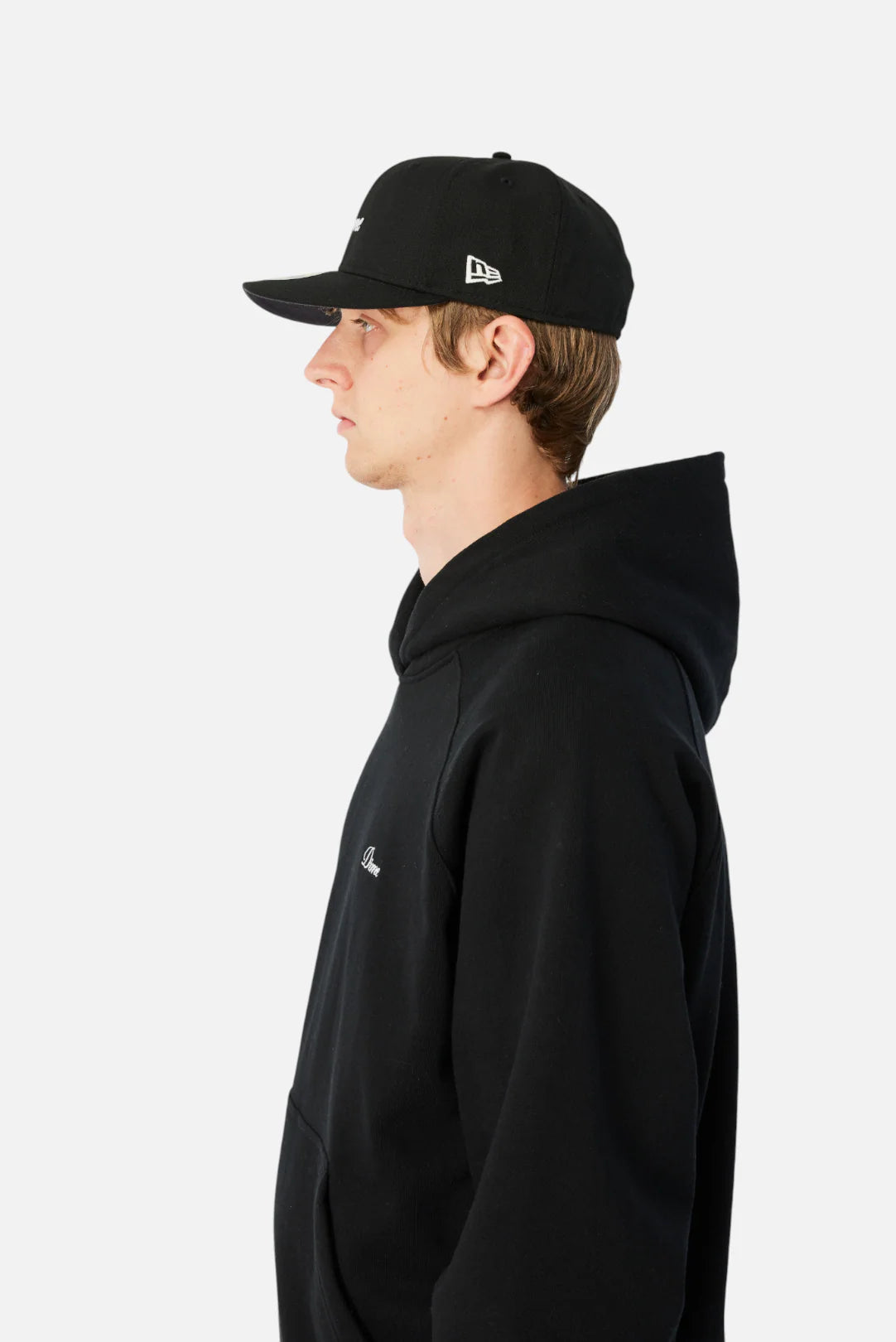 Cursive New Era Cap Black