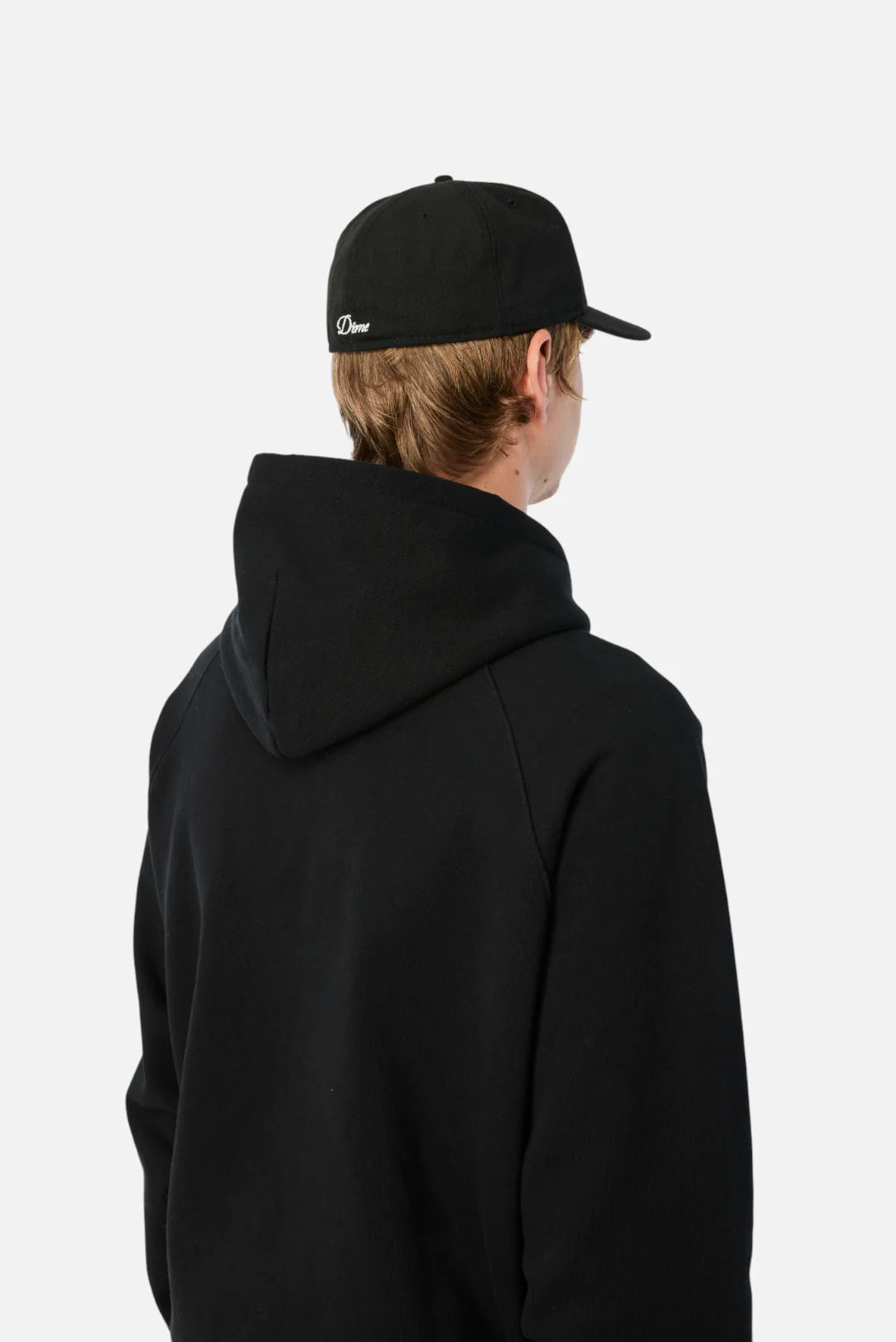 Cursive New Era Cap Black