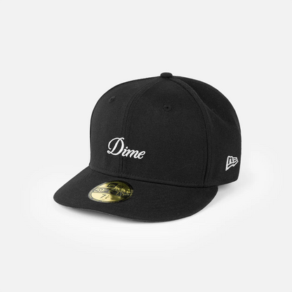 Cursive New Era Cap Black
