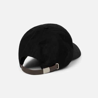 Waxed Worker Cap Black