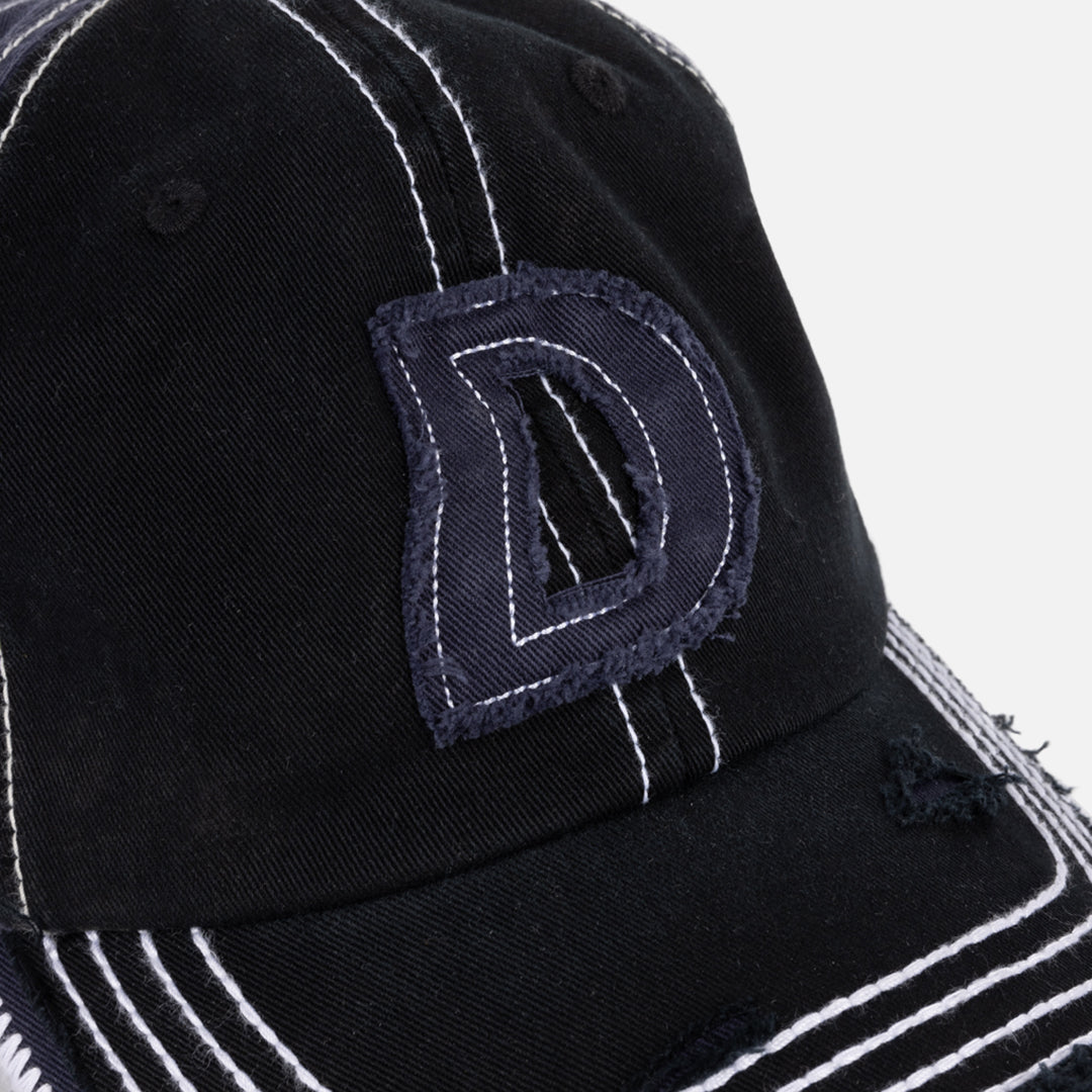 Wavy D Low Pro Cap Black