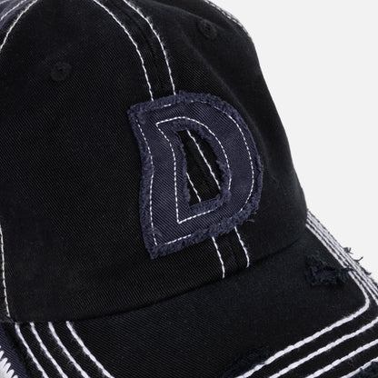 Wavy D Low Pro Cap Black