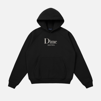 Classic Dime Mtl Hoodie Black