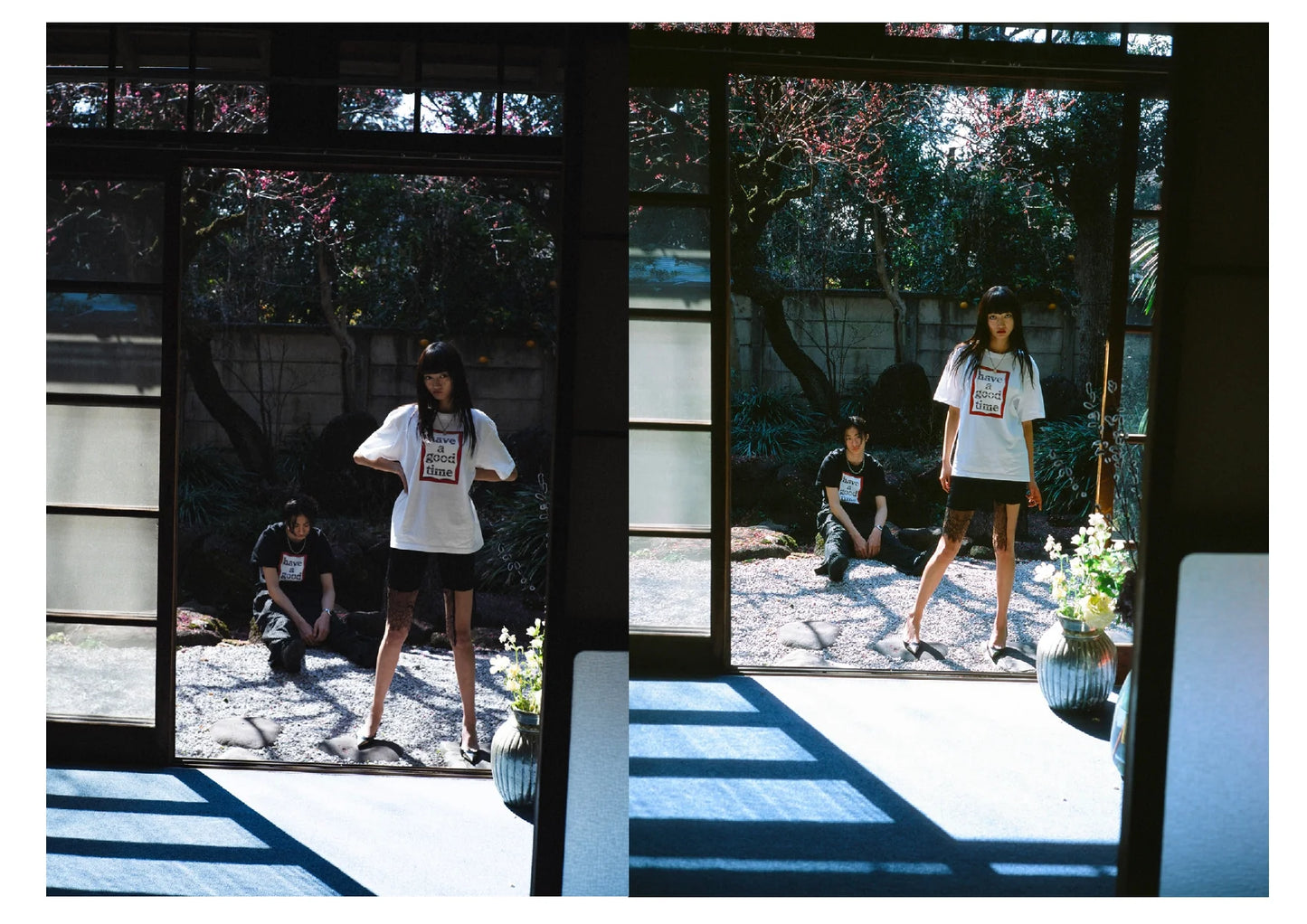 TRON FRAME S/S TEE  BLACK