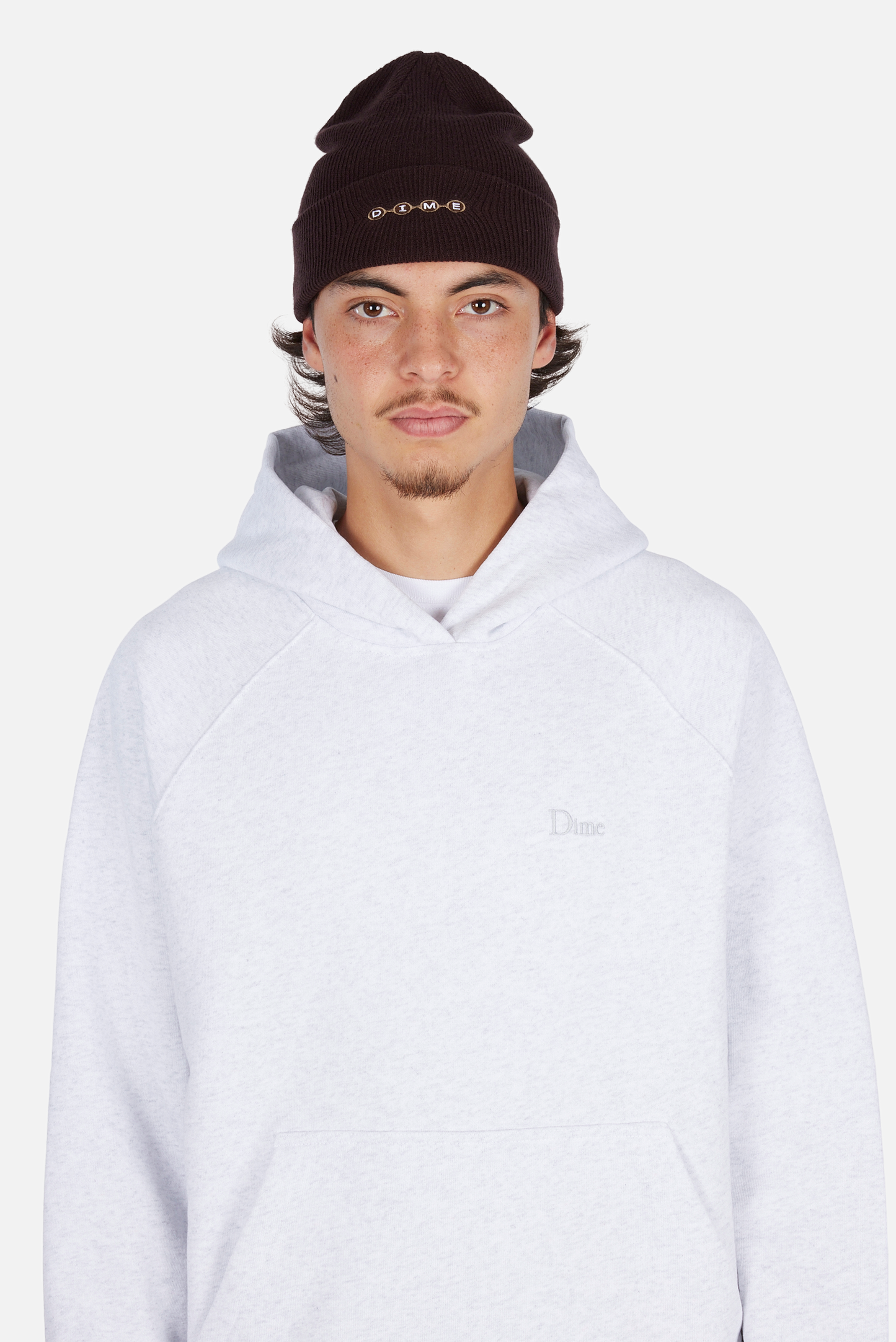 Space Fold Beanie Dark Brown