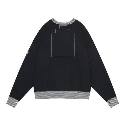 CES28CS04 LIPS DISPLAY CREW NECK BLACK