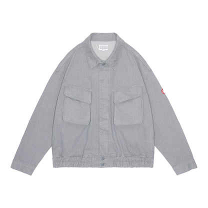 CES28JK18 ASH COMMUNITY BUTTON JACKET GREY