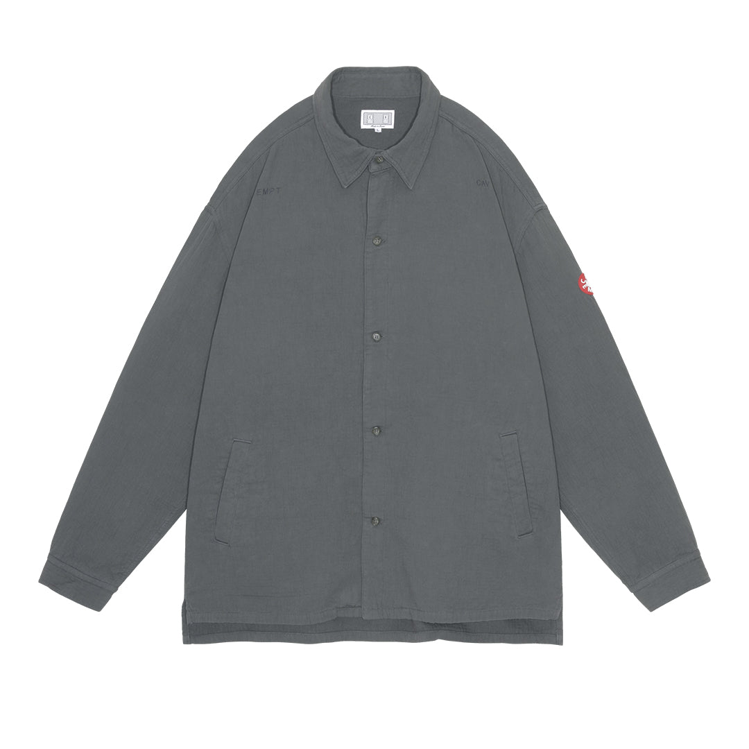 CES28SH04 WELT POCKETS BIG SHIRT CHARCOAL