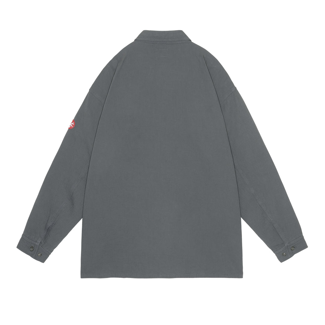 CES28SH04 WELT POCKETS BIG SHIRT CHARCOAL