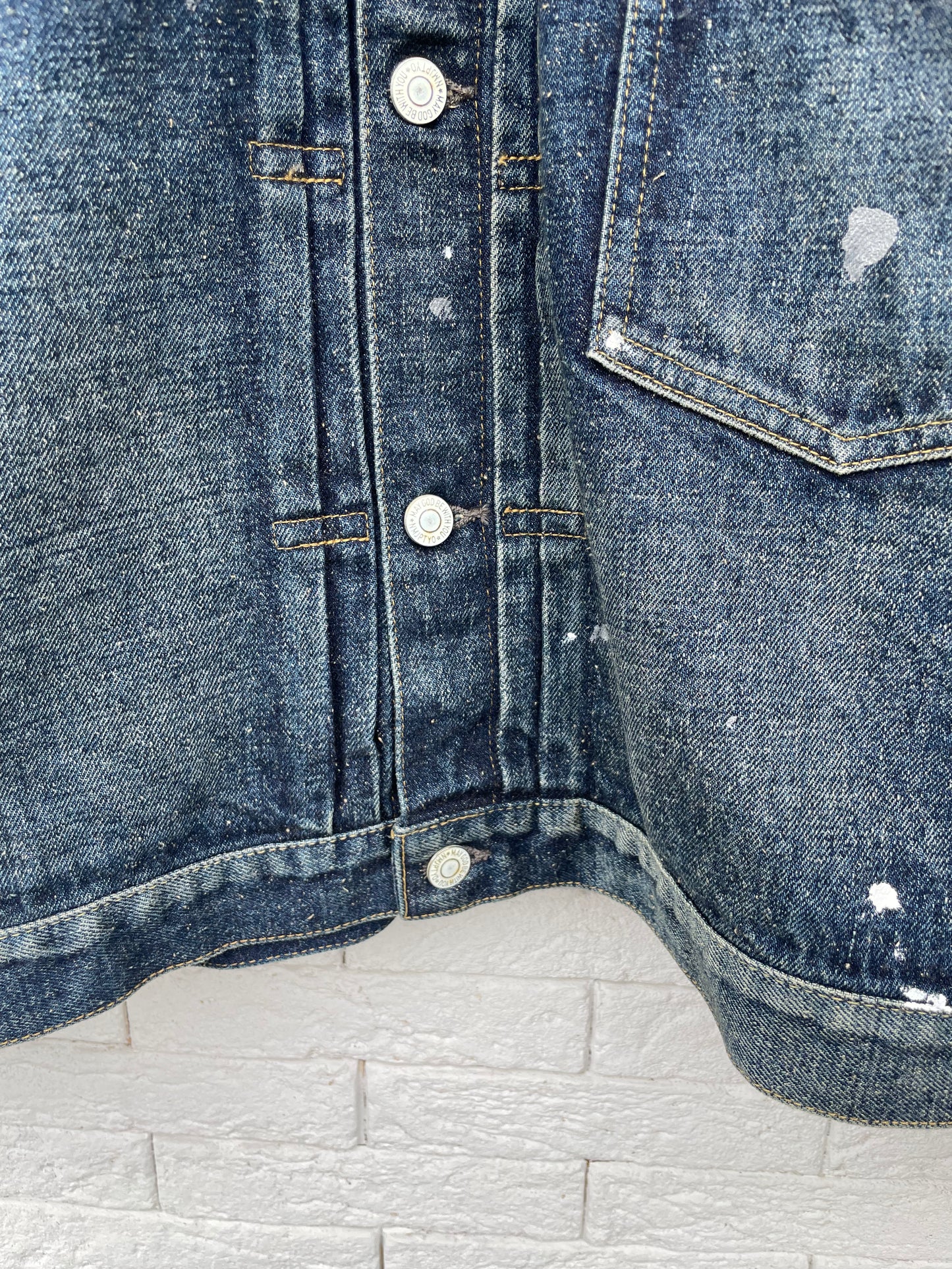 2066SSJK-YY-0001 #001 T-BACK DENIM JACKET