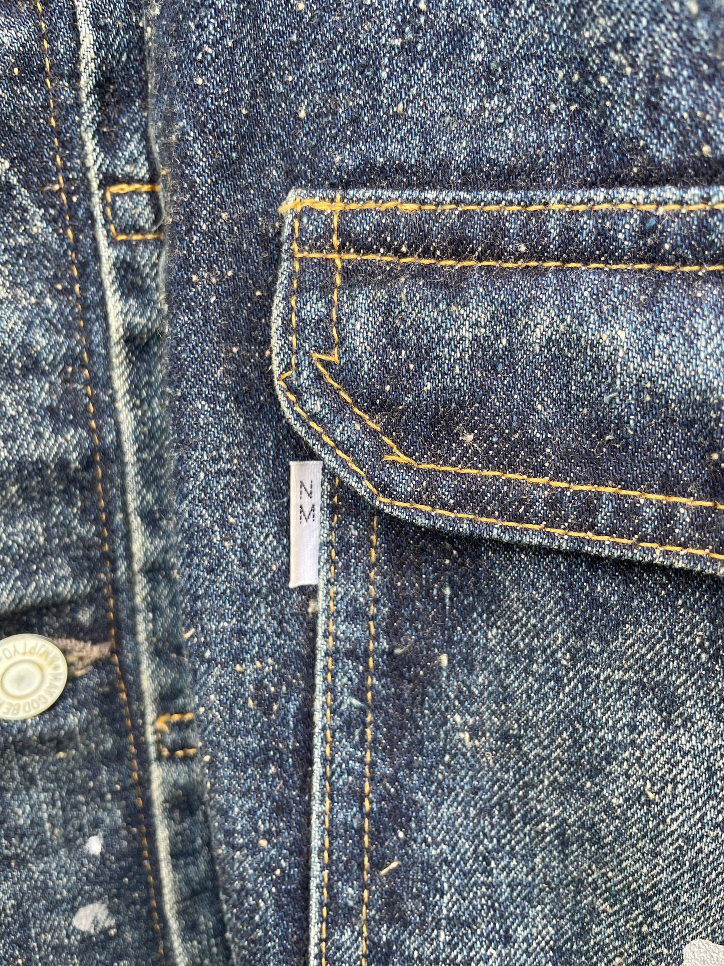 2066SSJK-YY-0001 #001 T-BACK DENIM JACKET